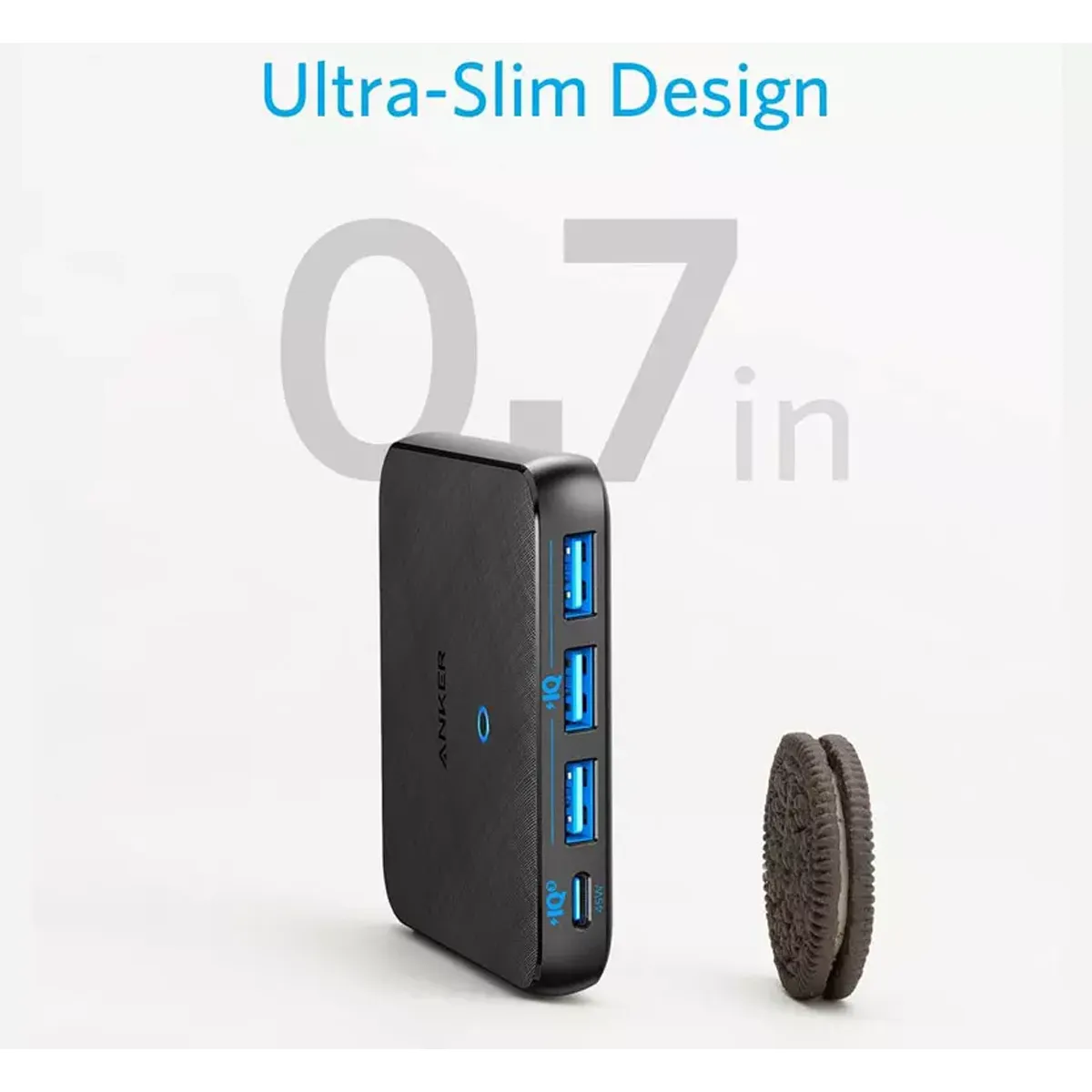 پاورهاب یو اس بی و تایپ سی 4 پورت انکر Anker PowerPort Atom III Slim A2045