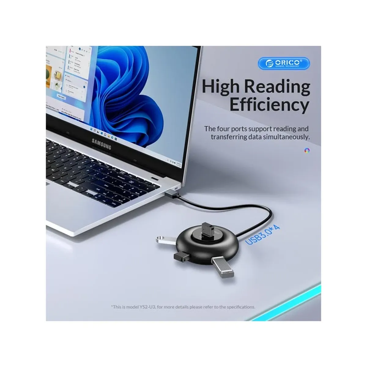 هاب 4 پورت USB-A اوریکو مدل YXR2-C3
