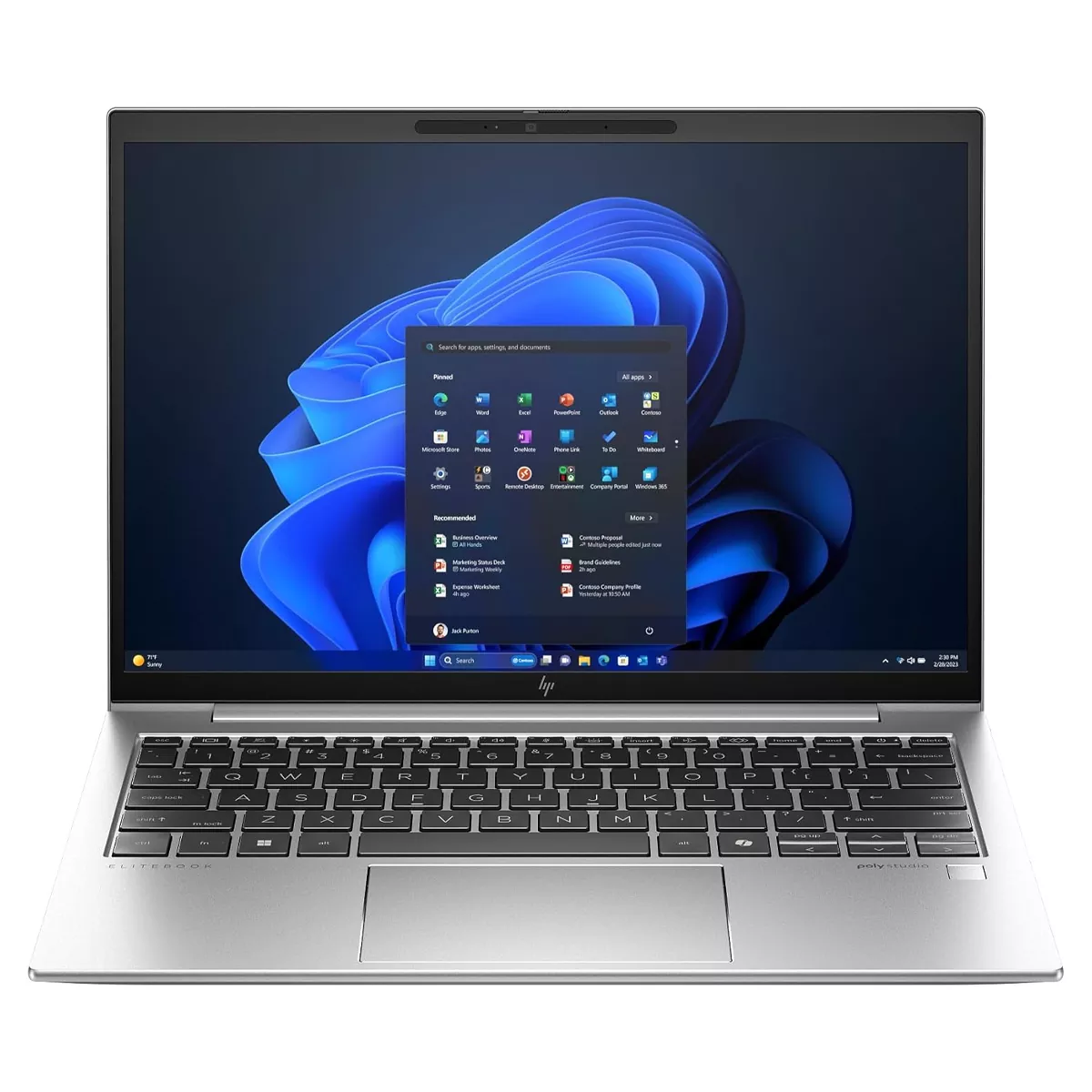  لپ تاپ استوک 13.3 اینچی اچ پی مدل HP EliteBook 830 G11 Core Ultra 7 155U 16GB 512SSD
