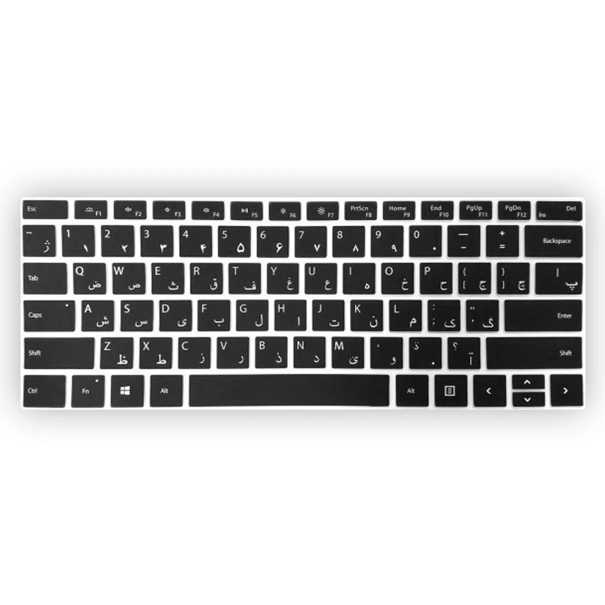 کاور ژله ای فارسی ساز کیبورد سرفیس پرو Surface Pro X/8/9/10/11