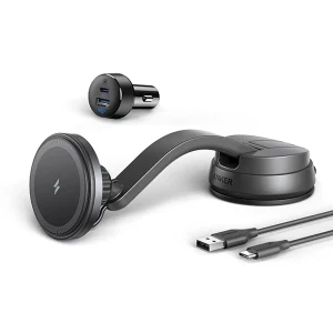 پایه نگهدارنده و شارژر بی سیم استوک آیفون Anker 613 Magnetic Wireless Charger  مدل B2930