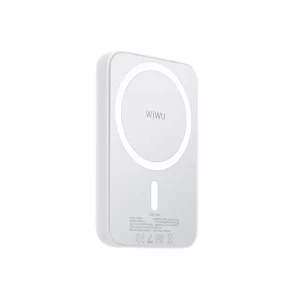 پاور بانک  استوک ویوو 5000 میلی آمپر wiwu Snap Cube Magnetic Wireless 15W
