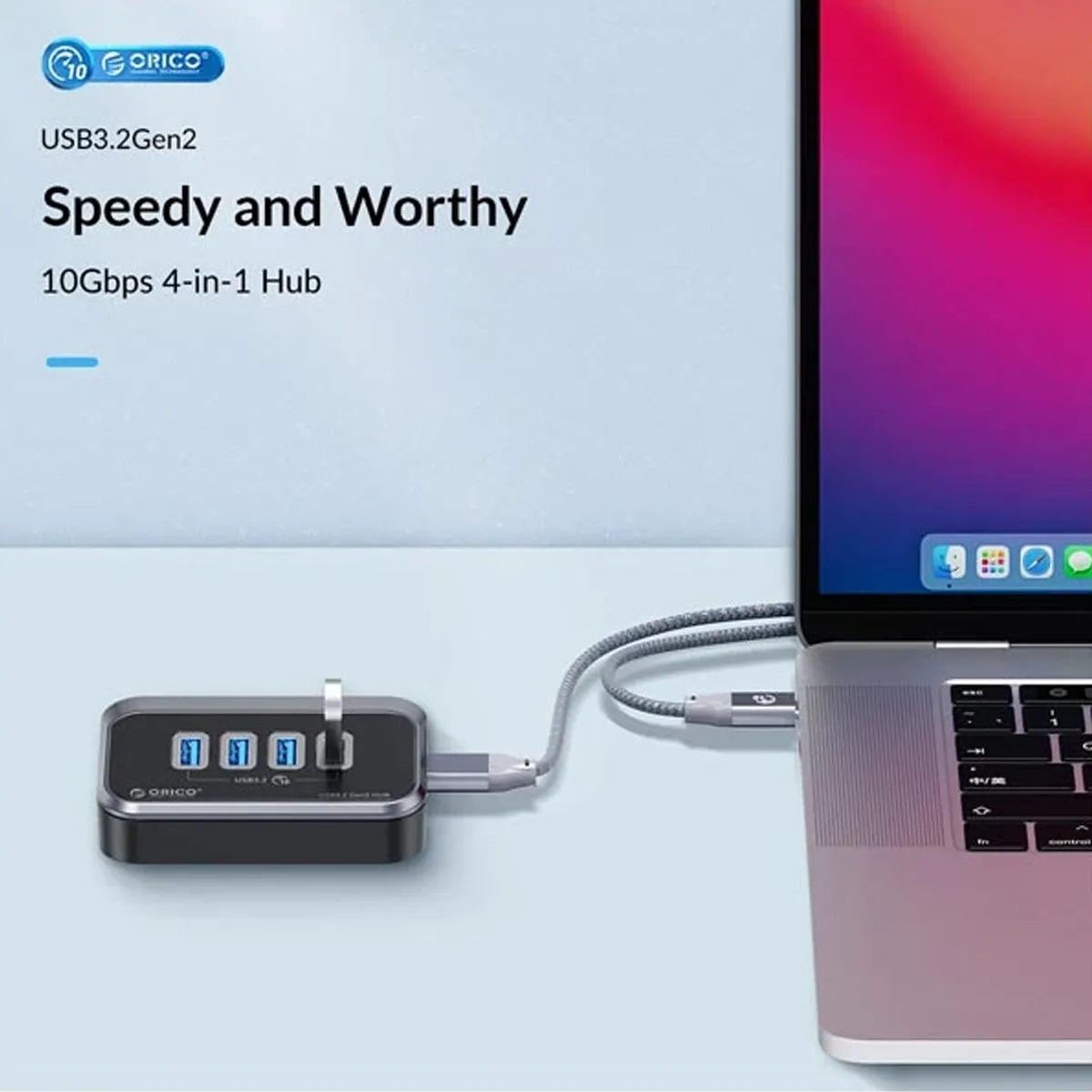 هاب 4 پورت USB  اوریکو مدل M34A-G2-05