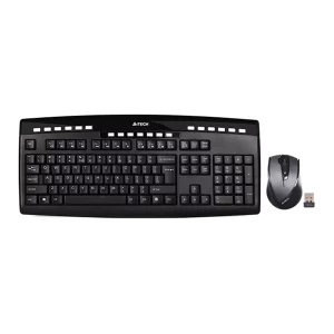 کیبورد و ماوس استوک بی سیم ای فورتک مدل A4Tech 9200F