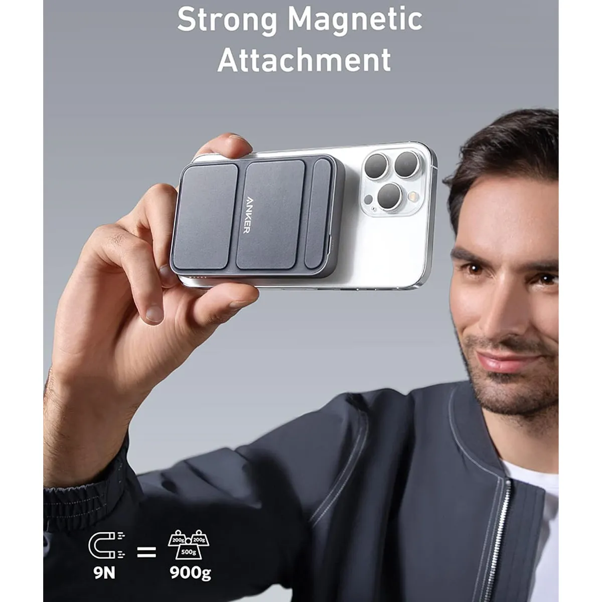 پاوربانک بی سیم انکر  Anker 622 Magnetic Battery Foldable MagGo مدل A1614