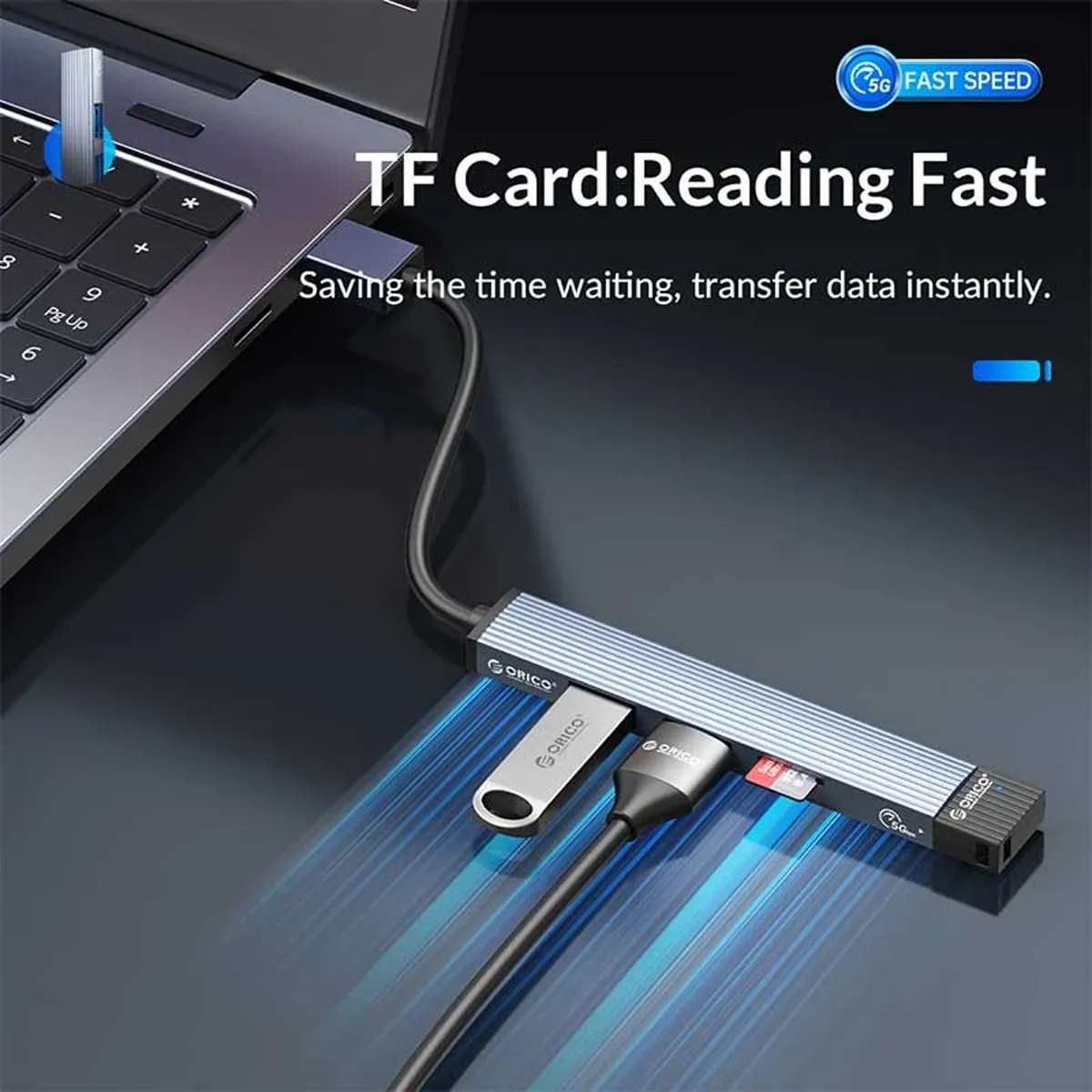 هاب چهار پورت USB اوریکو مدل AH-A12F