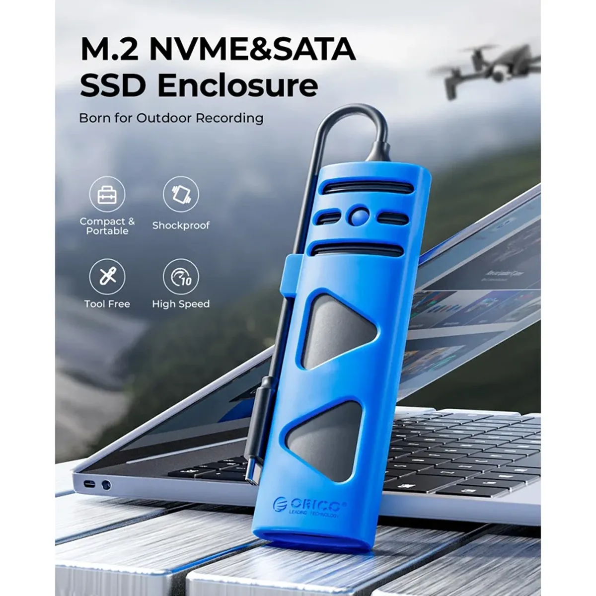باکس M.2 NVMe/SATA اوریکو مدل ORT1M2-G2