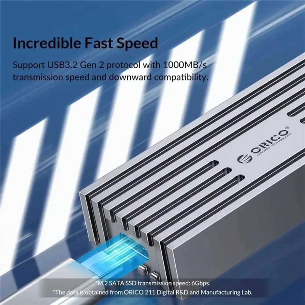 قاب M.2 NVMe/NGFF(SATA) SSD اوریکو مدل FV35C3-G2