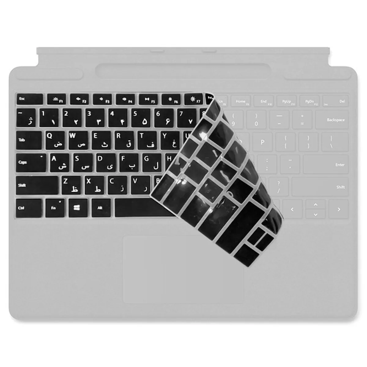 کاور ژله ای فارسی ساز کیبورد سرفیس پرو Surface Pro X/8/9/10/11