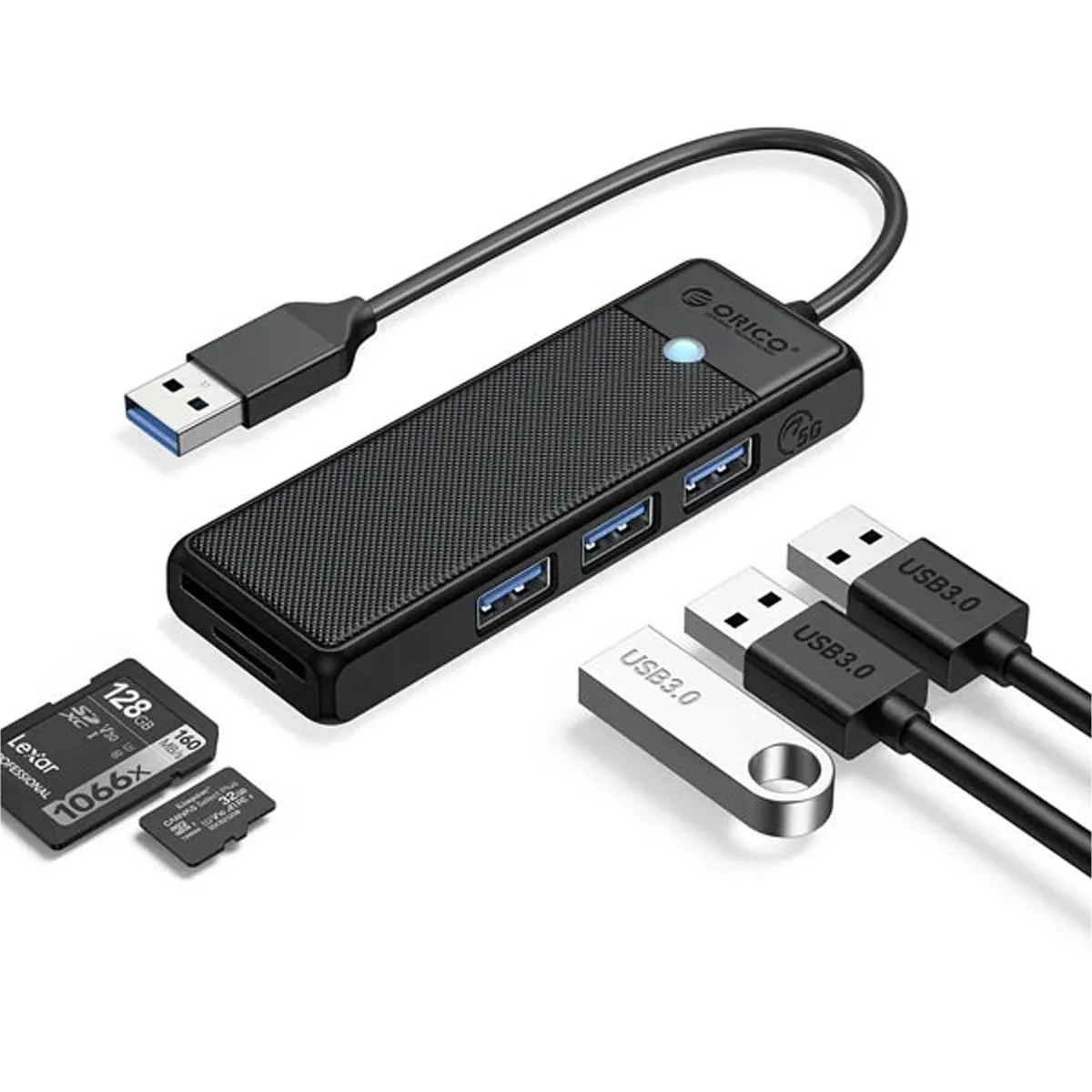 هاب 3 پورت USB 3.0 اوریکو مدل PAPW3AT-U3-015