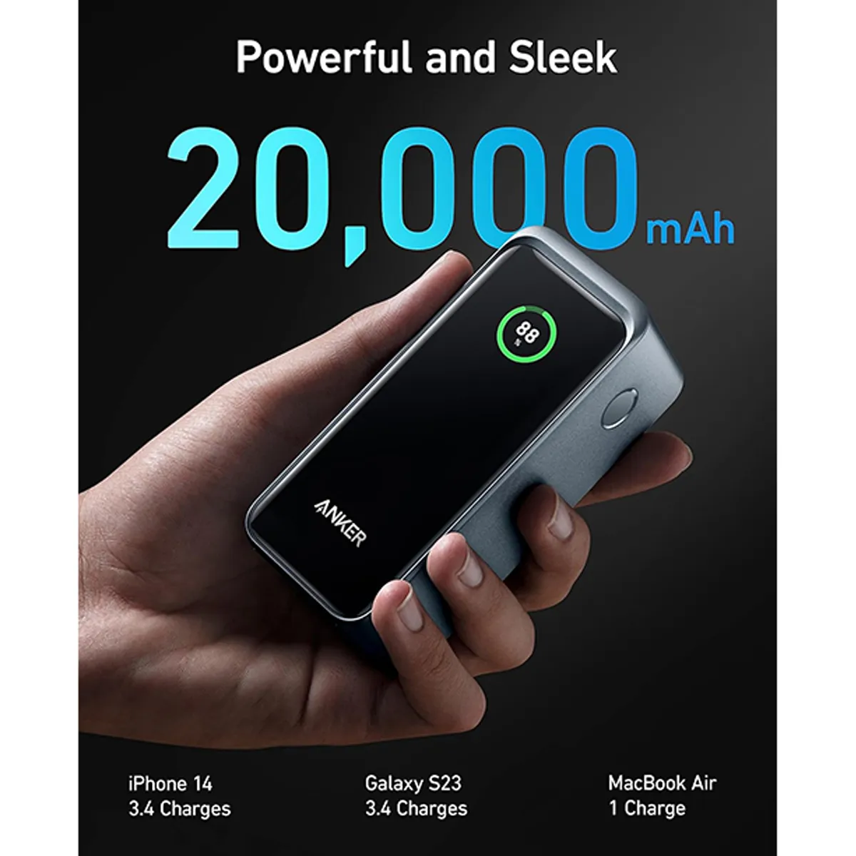 پاوربانک ۲۰۰ واتی انکر Anker Power Bank (PowerCore 20K) مدل A1336