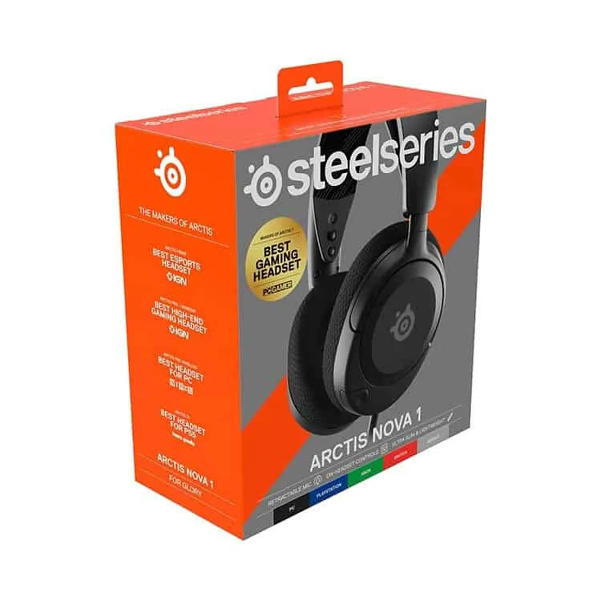 هدست گیمینگ استیل سریز مدل SteelSeries Arctis Nova 1 Black