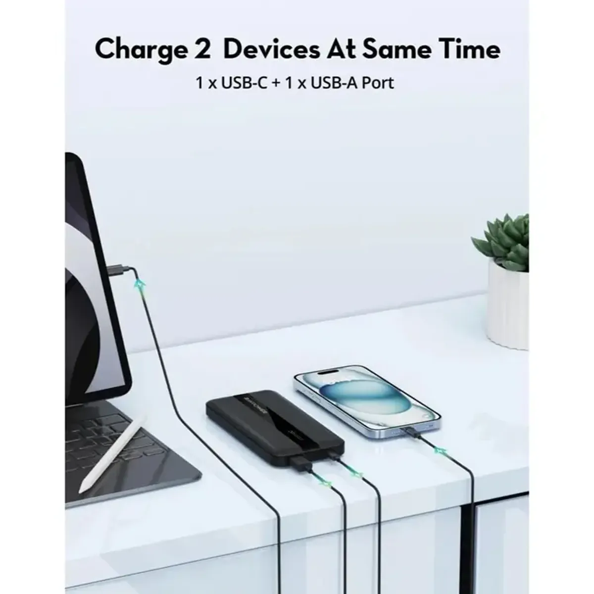 پاوربانک 10هزار میلی آمپر 20 واتی راوپاور مدل RAVPOWER PB1236