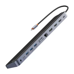 هاب  استوک تایپ سی 12 پورت و پایه لپ تاپ بیسوس Baseus WKSX030213