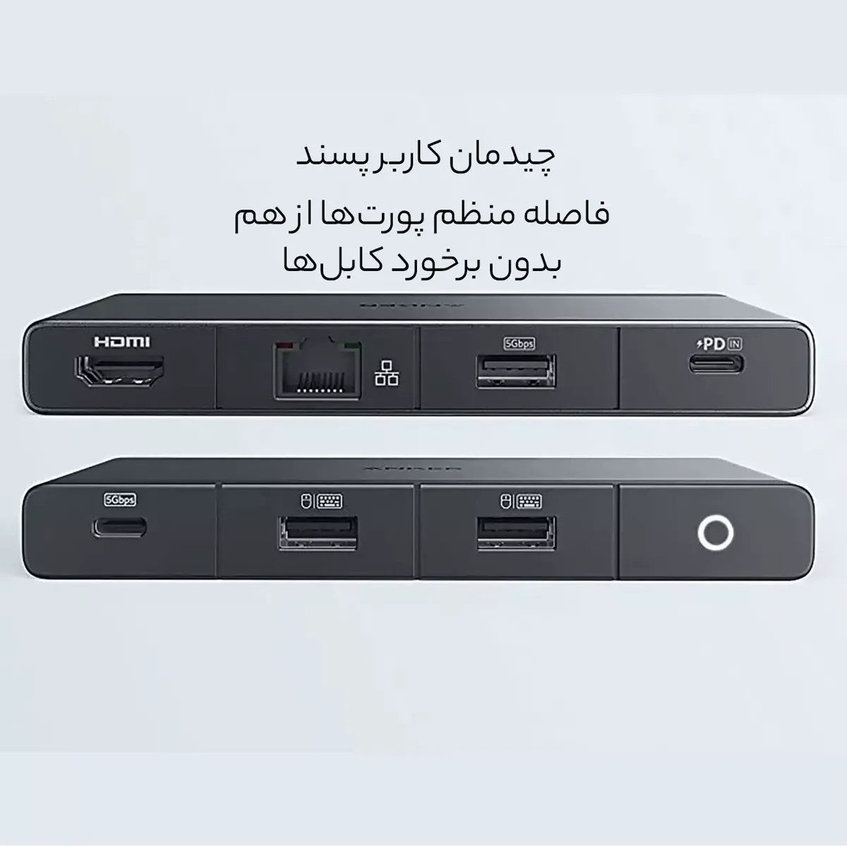 هاب تایپ سی 9 پورت انکر A8373H11