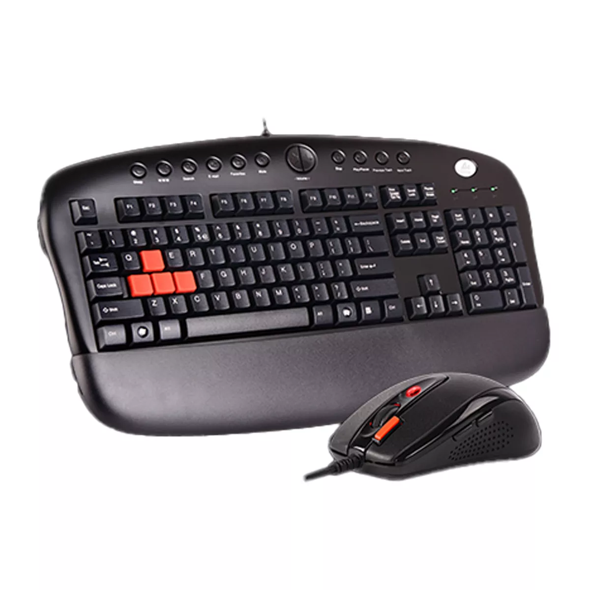کیبورد و ماوس گیمینگ ای فورتک مدل A4Tech KX-2810BK