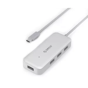 هاب  استوک تایپ سی 4 پورت اوریکو Orico Type-C to USB3.0-A 4 HUB TC4U-U3