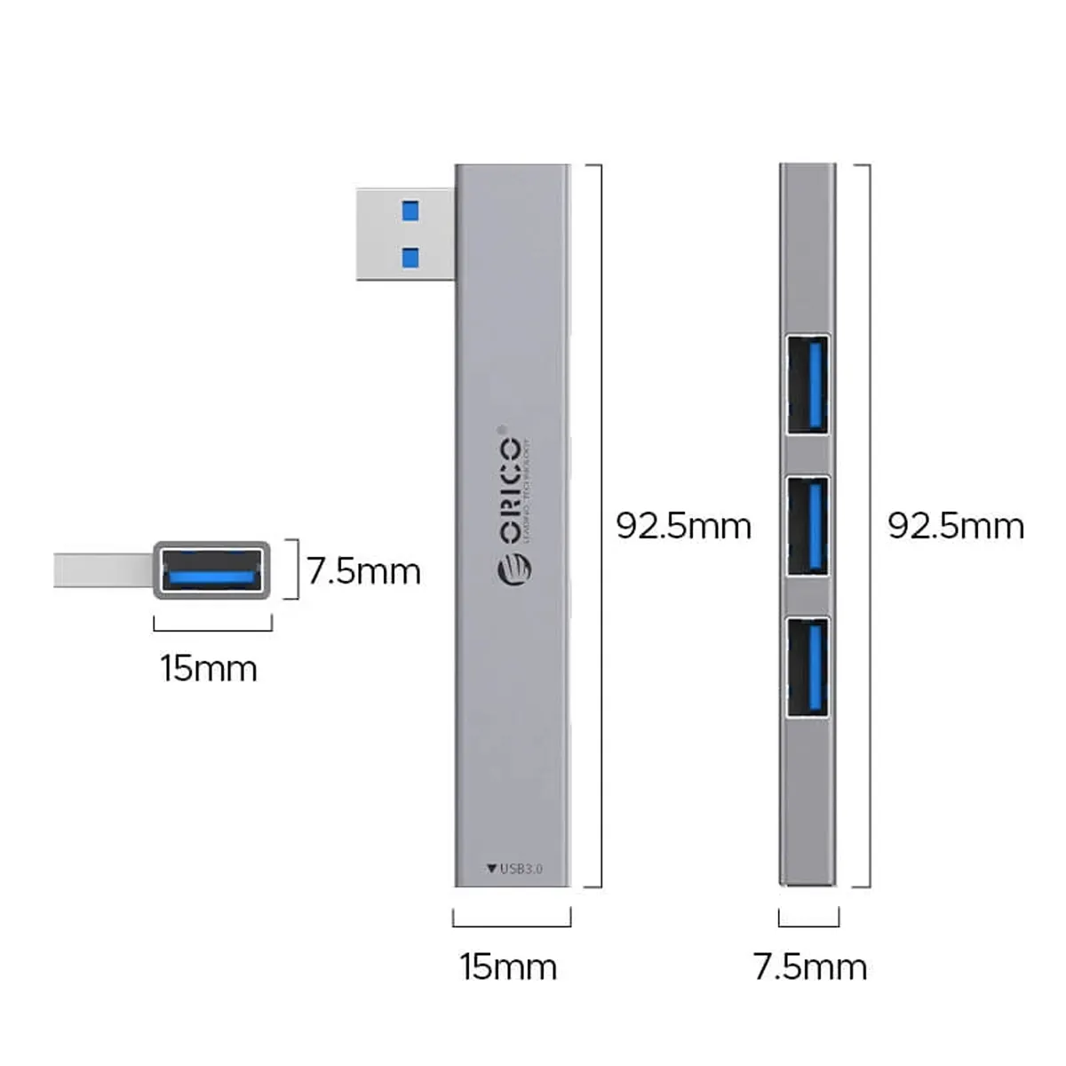 هاب 4 پورت USB 3.0 اوریکو مدل YSZ1-U3