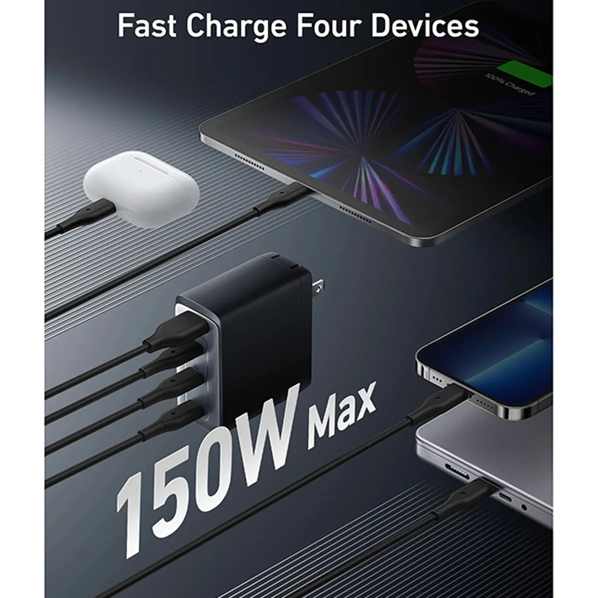 شارژر ۱۵۰ واتی نسل هفتم انکر Anker 747 Charger مدل A2340