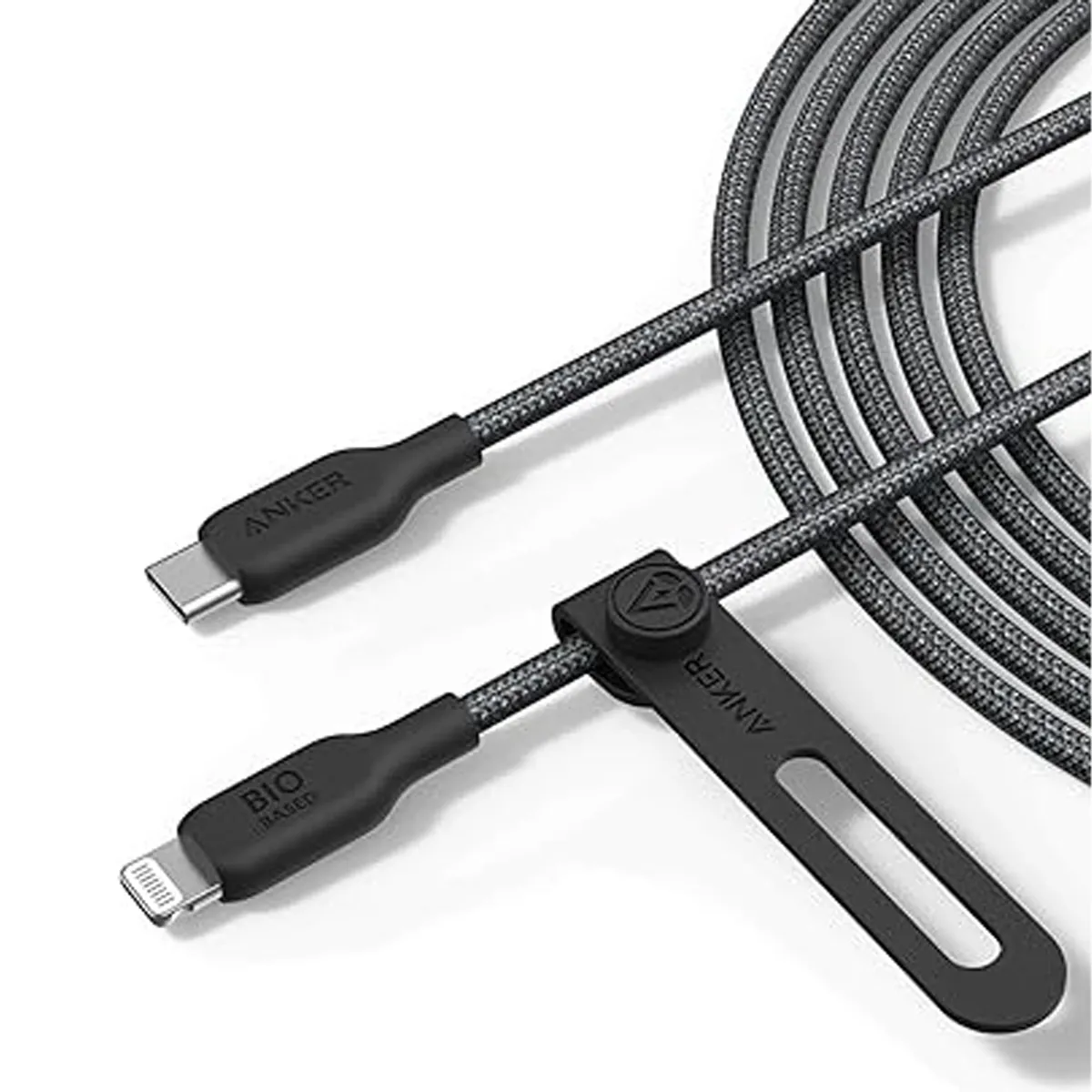 کابل نسل پنجم انکر Anker USB-C to Lightning 3ft مدل A80B5