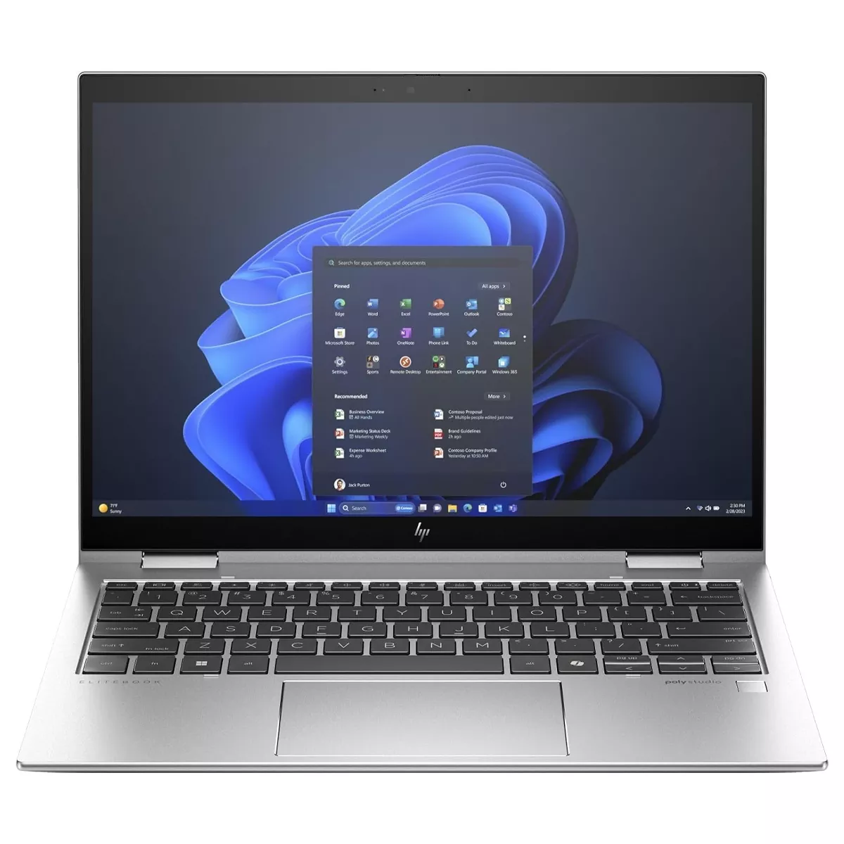 لپ تاپ استوک تبلت شو 13.3 اینچی اچ پی مدل HP Elite x360 830 G11 2in1 Core Ultra 5 125U 16GB 512SSD