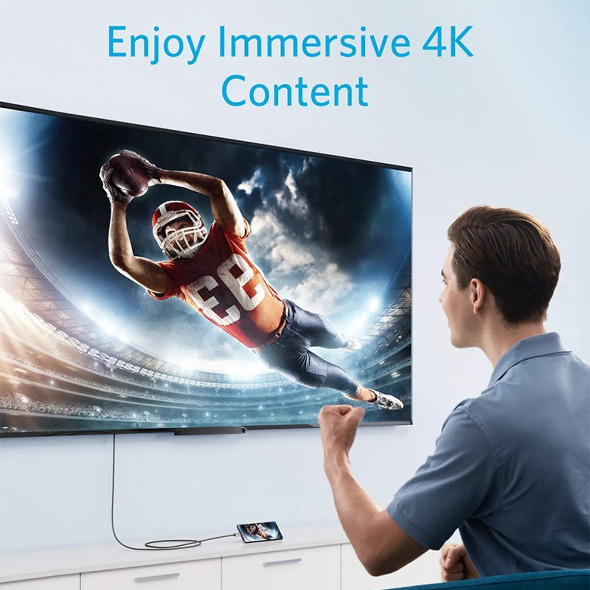 کابل تبدیل انکر Anker USB-C to HDMI Cable for Home Office مدل A8730