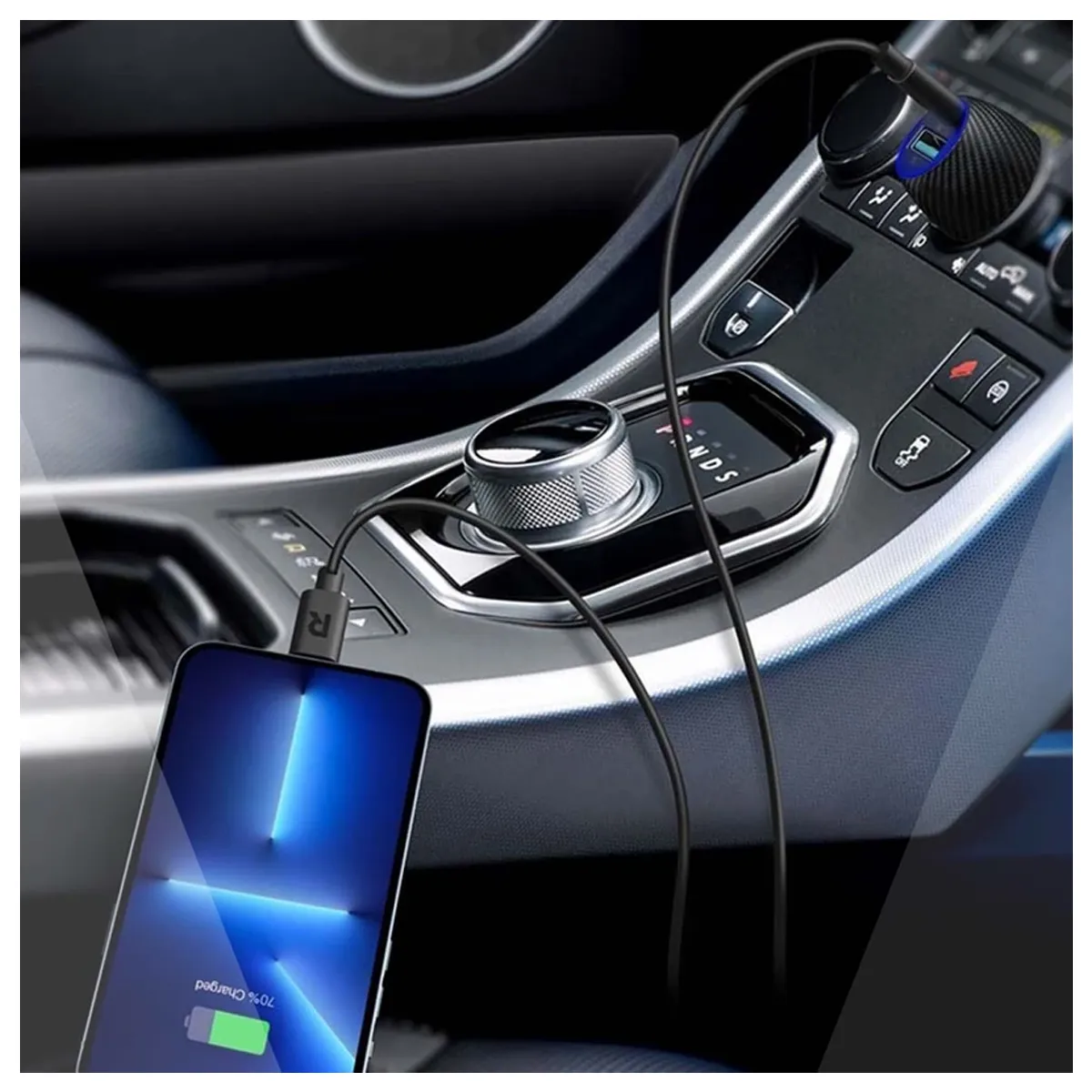 شارژر فندکی 49 وات راوپاور مدل RAWVPOWER VC030