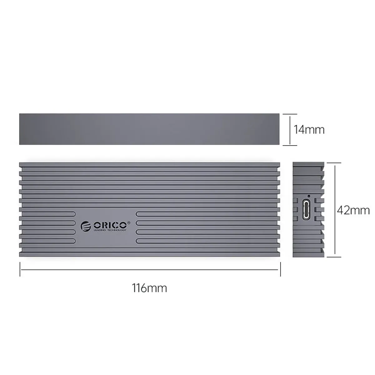 قاب M.2 NVMe SSD 20GB اوریکو مدل M233C3-G4