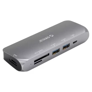 هاب  استوک Type-C آلومینیومی‌ با خروجی شبکه ORICO CLH-W1 Type-C to HDMI USB Adapter Hub