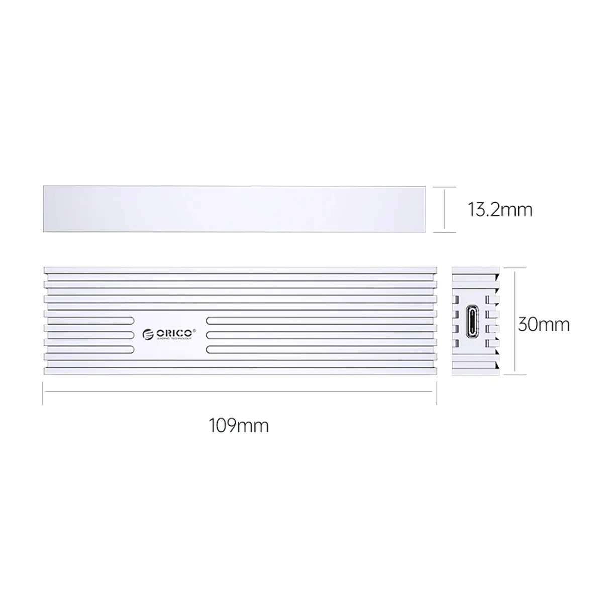 قاب M.2 NVMe/NGFF(SATA) SSD اوریکو مدل FV35C3-G2