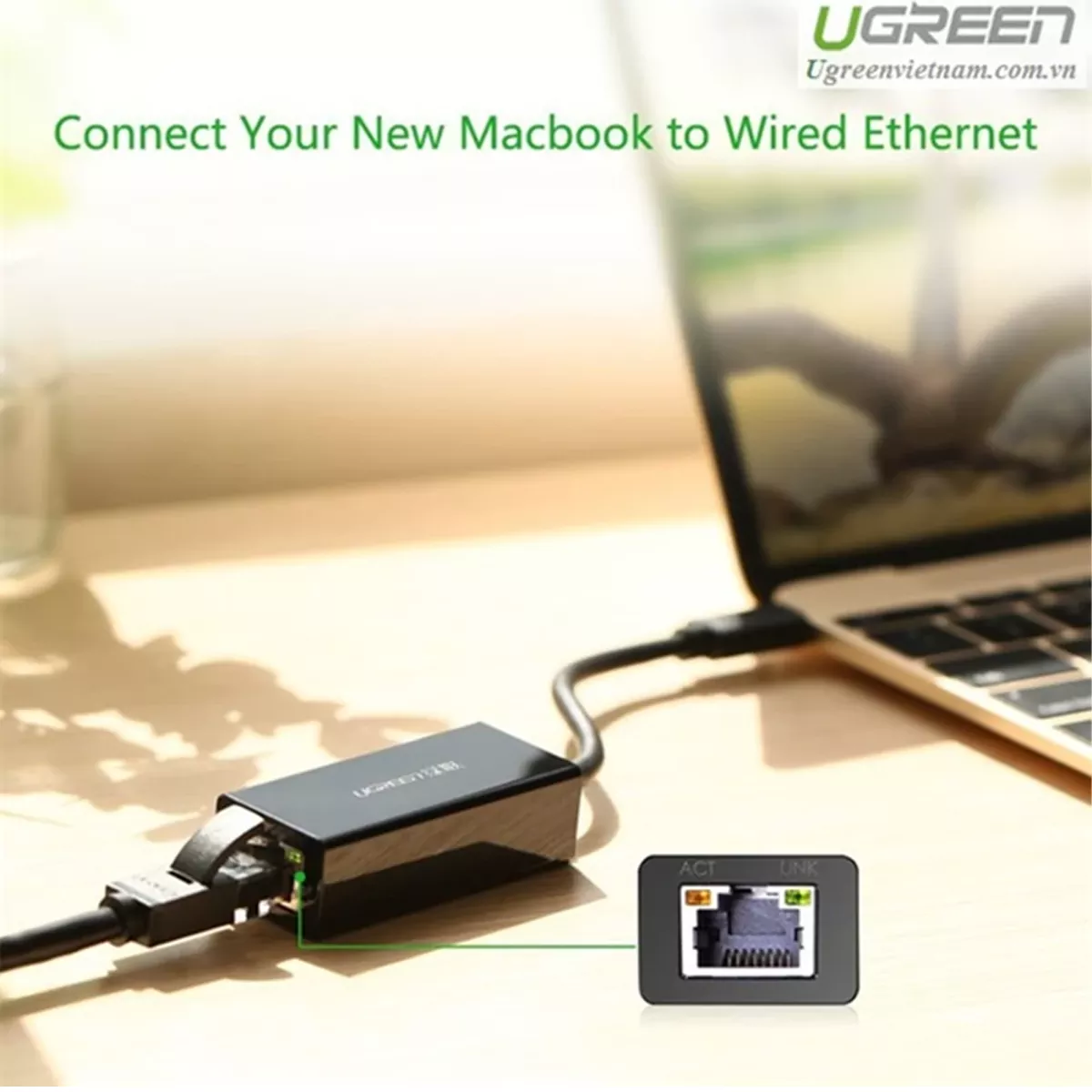 مبدل USB-C به Ethernet یوگرین Ugreen-30287