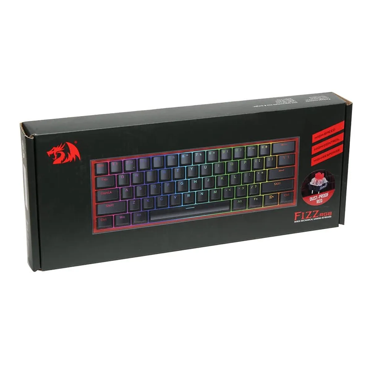 کیبورد گیمینگ ردراگون Redragon K617 FIZZ Wired RGB Black