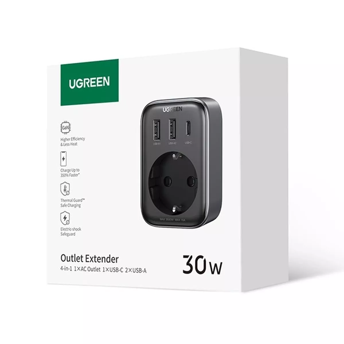 شارژر دیواری 30 وات یوگرین مدل Ugreen CD314-90613