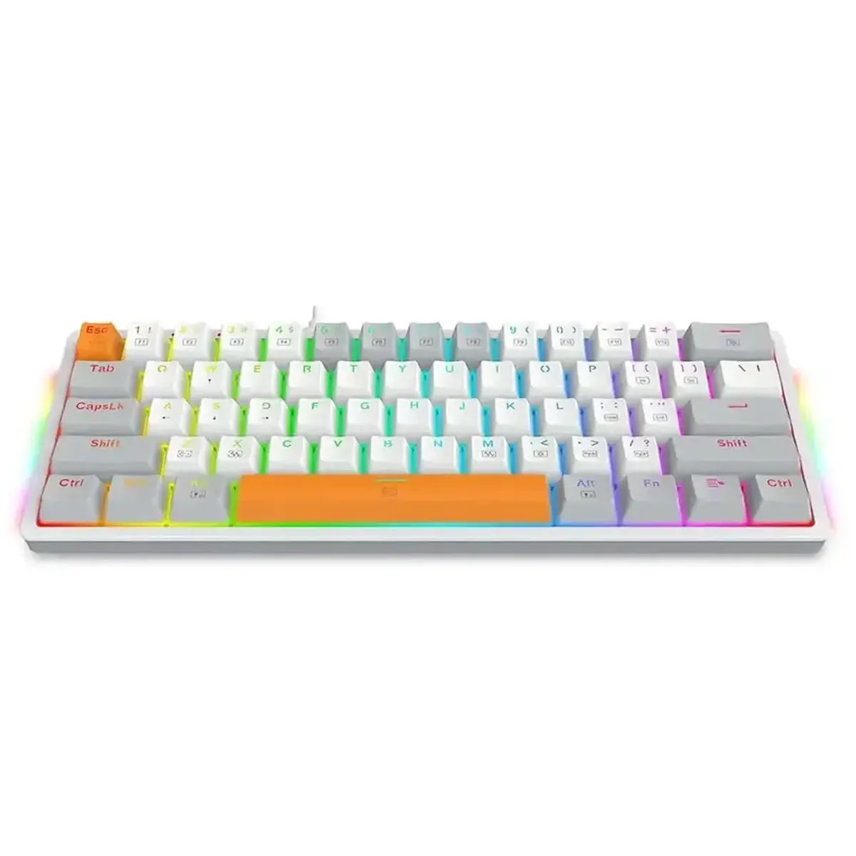 کیبورد گیمینگ ردراگون Redragon K642 Akali 60% RGB WGO