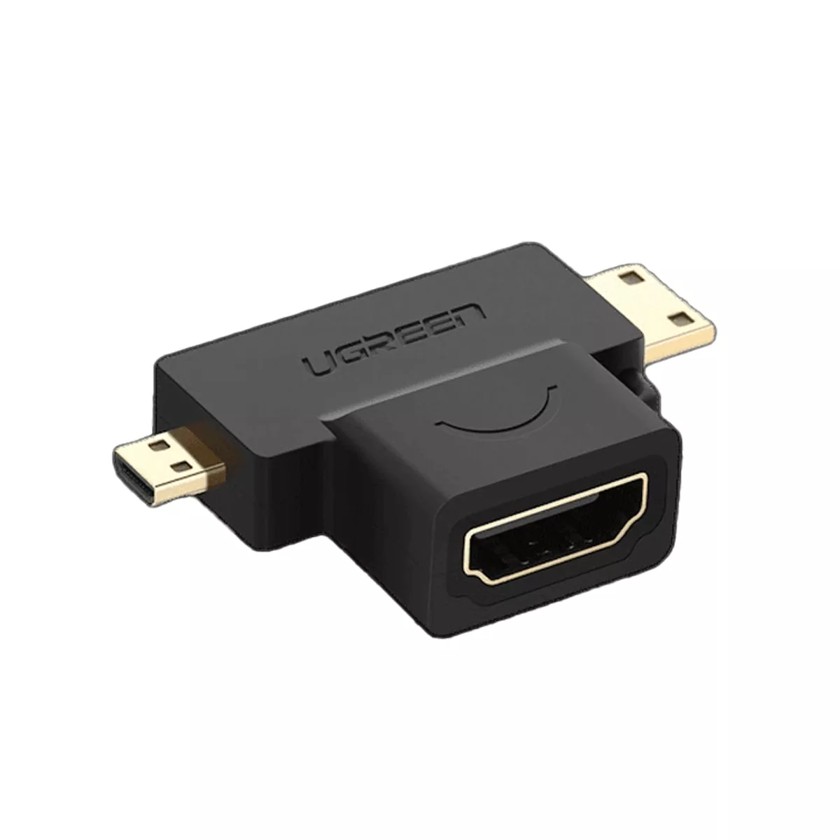 مبدل Micro HDMI Male و Mini HDMI Male به HDMI Female یوگرین مدل Ugreen HD129