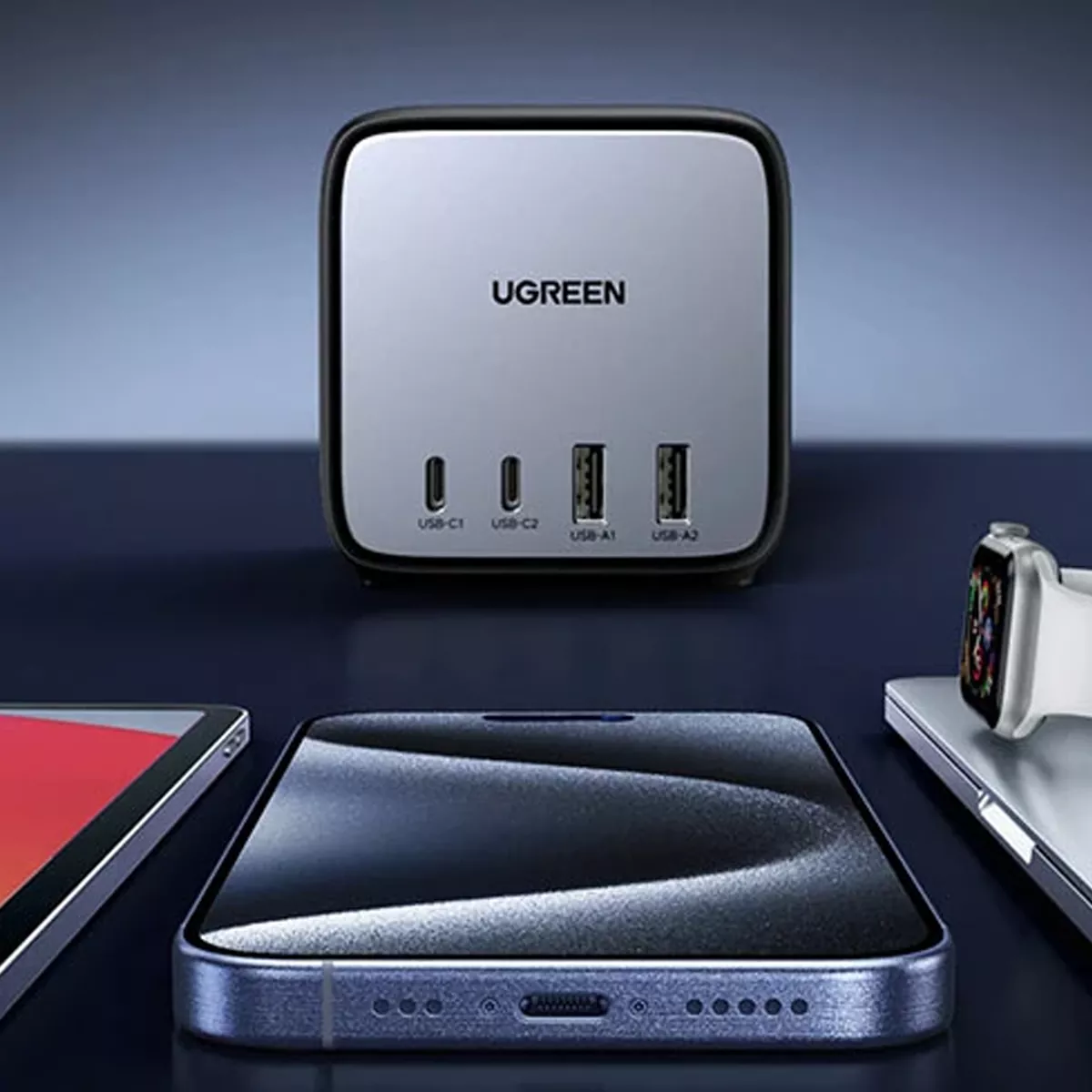 چند راهی برق 65 وات یوگرین مدل Ugreen CD268-90906