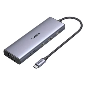 هاب  استوک 9 پورت USB-C یوگرین مدل Ugreen CM498-15600