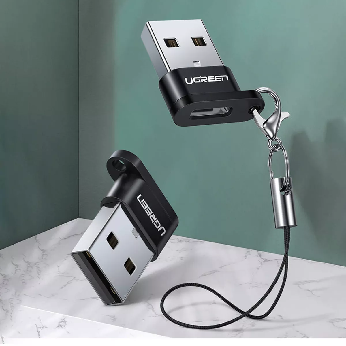 مبدل USB 2.0 Male به  USB-C Female یوگرین مدل Ugreen US280