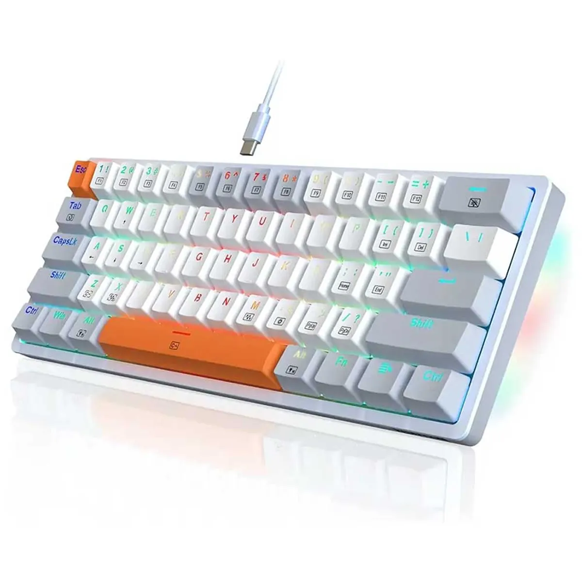 کیبورد گیمینگ ردراگون Redragon K642 Akali 60% RGB WGO