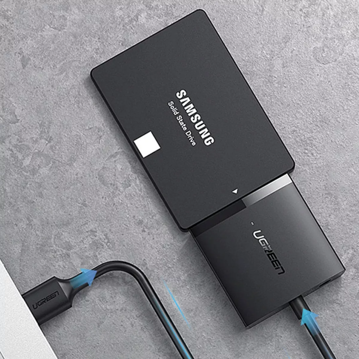 مبدل USB 3.0 به SATA یوگرین مدل Ugreen CM257