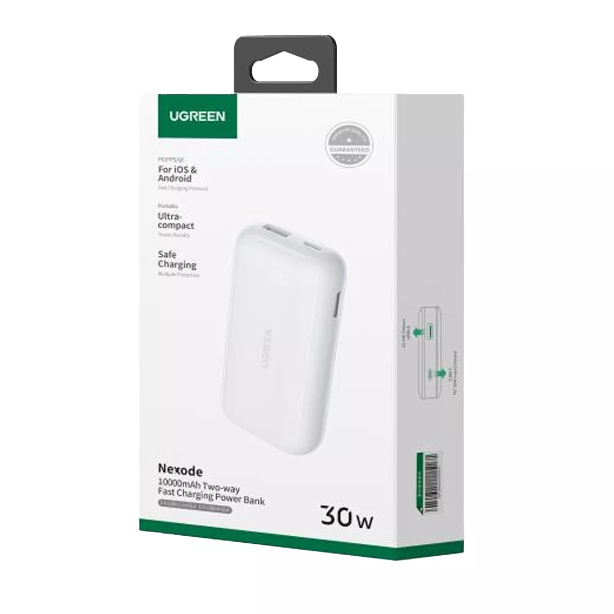 پاور بانک دو پورت 30W با ظرفیت 10000mAhیوگرین مدل Ugreen PB501-25185