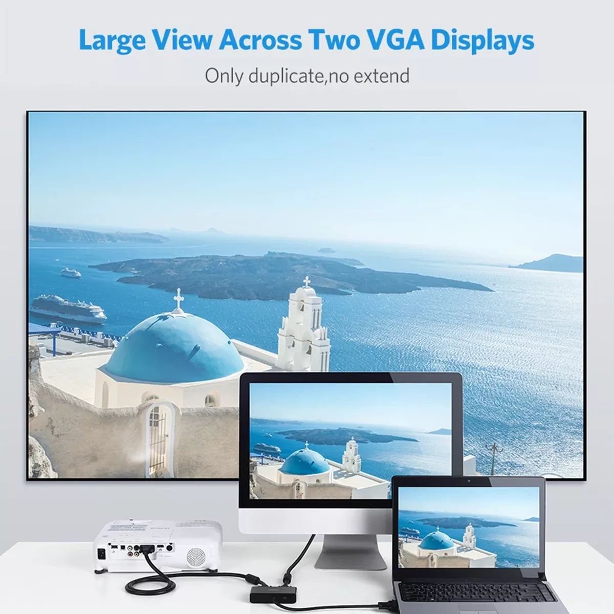 اسپلیتر 2 پورت VGA یوگرین Ugreen-20918