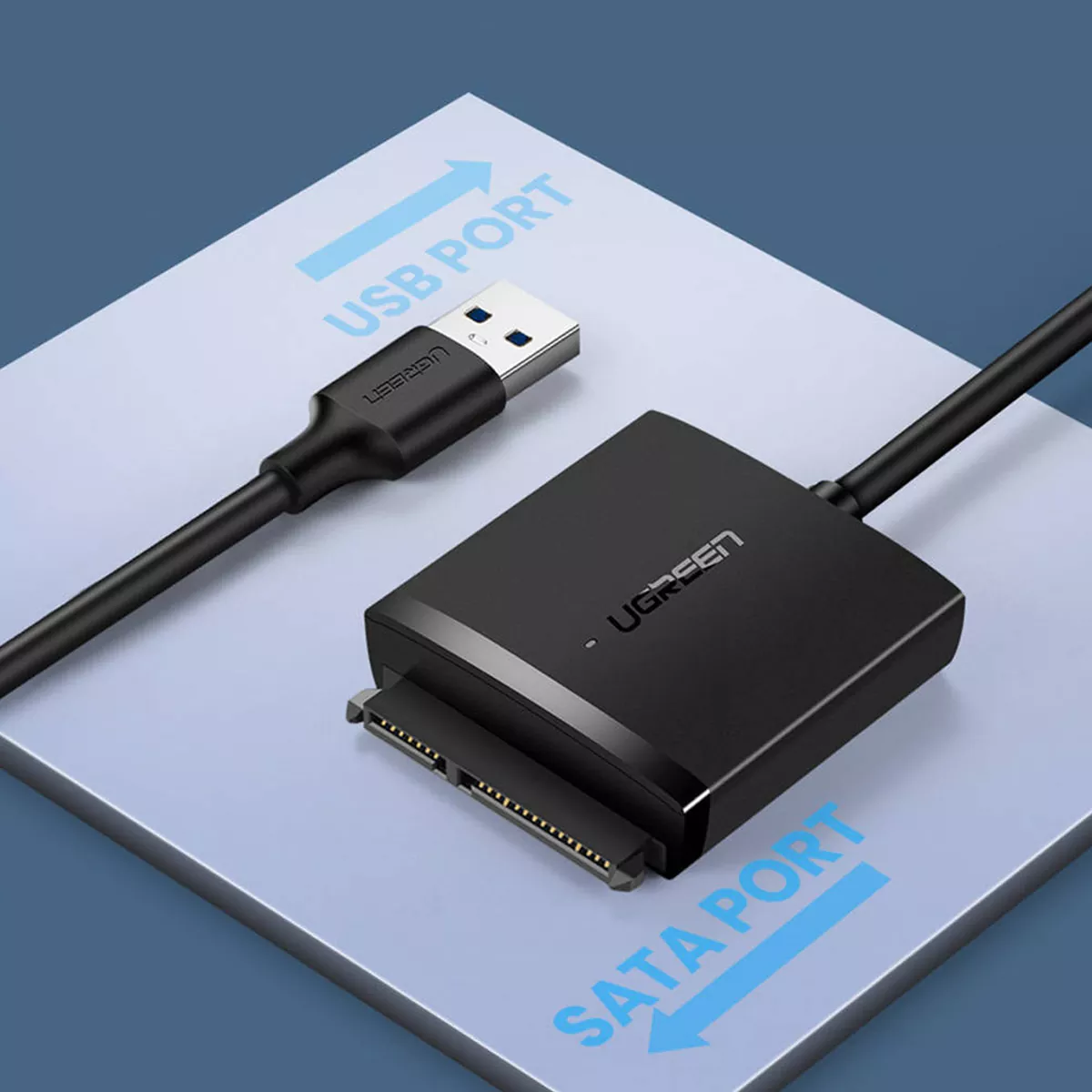 مبدل USB 3.0 به SATA یوگرین مدل Ugreen CM257