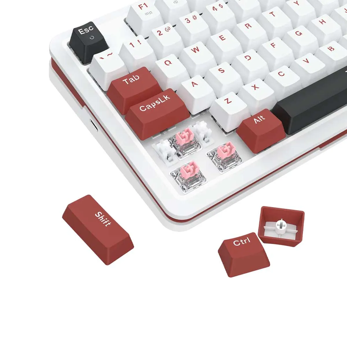 کیبورد گیمینگ ردراگون Redragon STORMHUNTER K721 WRB