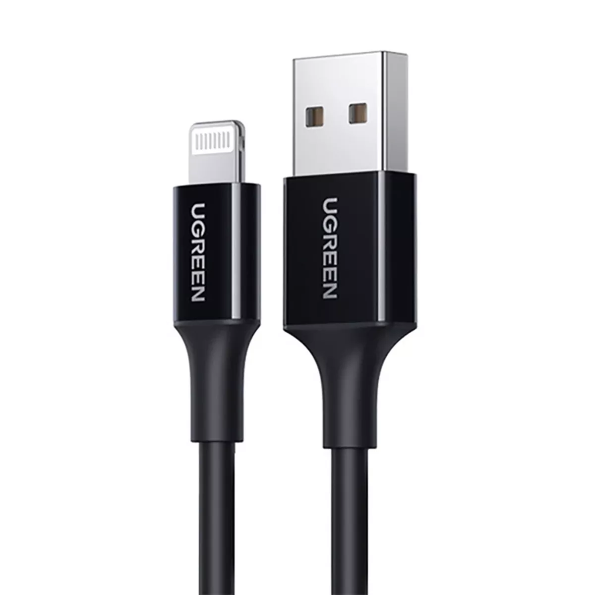کابل شارژ و دیتا 2.4 آمپر Lightning به USB 2.0 یوگرین مدل Ugreen US155