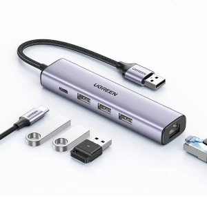 هاب  استوک 5 پورت USB 3.0 یوگرین مدل Ugreen CM475-60554