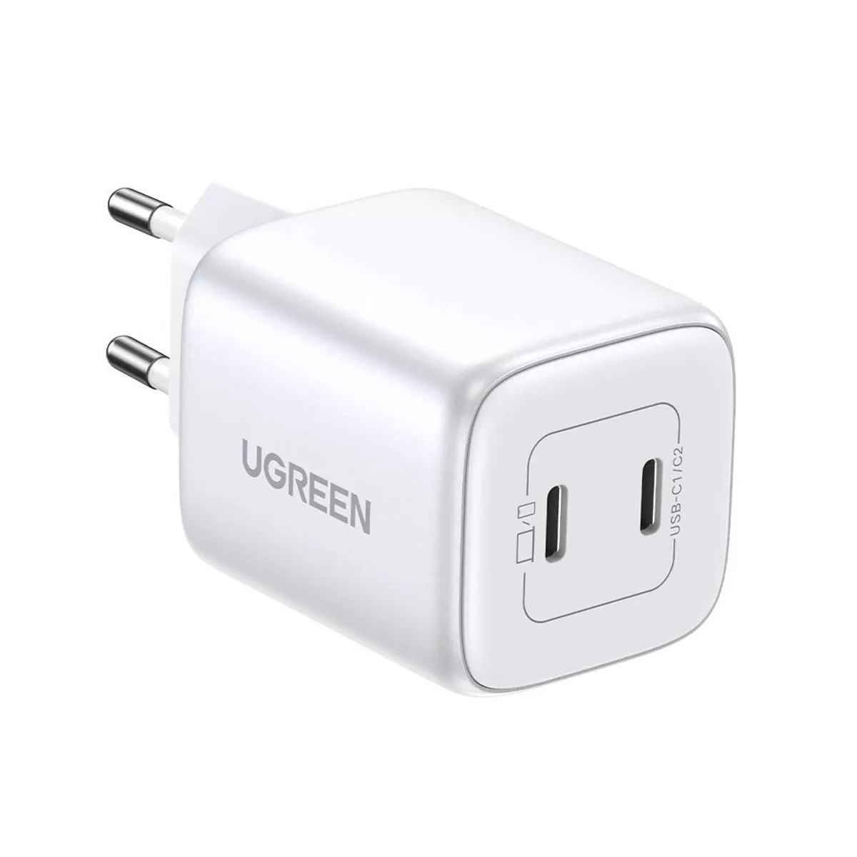 شارژر دیواری دو پورت 45 وات USB-C یوگرین مدل Ugreen CD294-15327