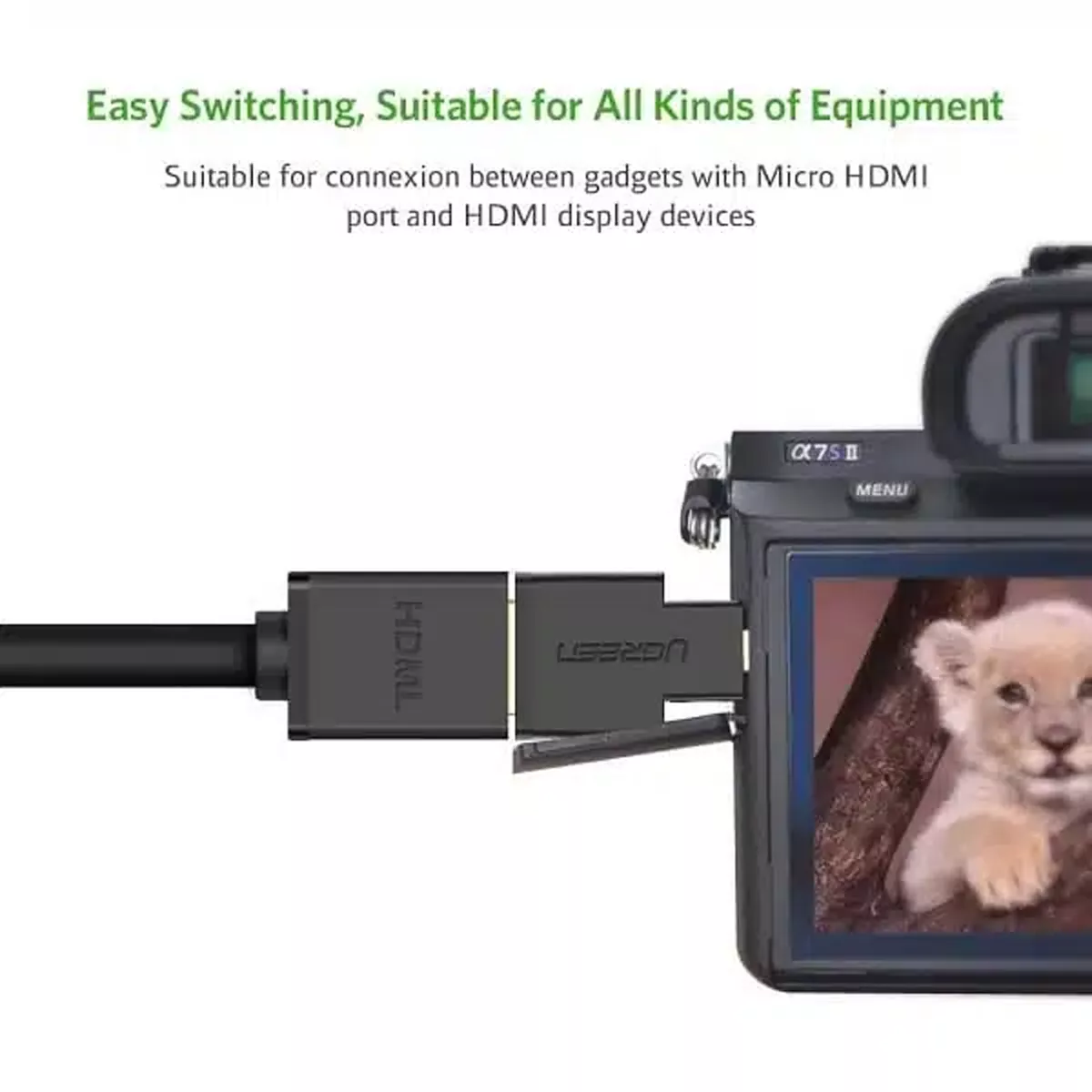 مبدل Micro HDMI به HDMI یوگرین Ugreen-20106