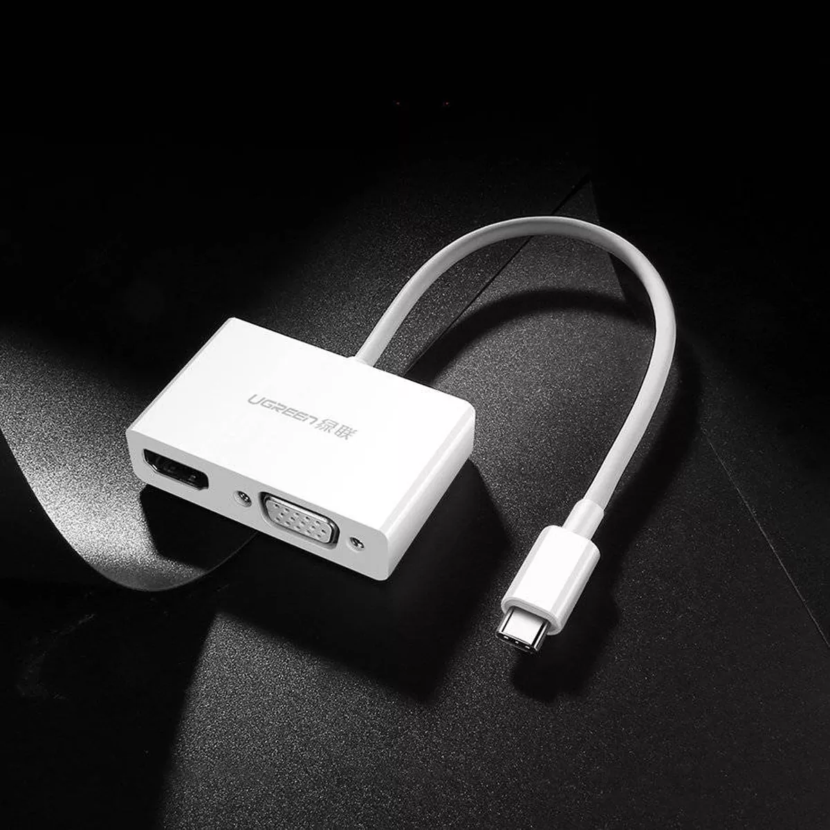 مبدل USB-C به HDMI و VGA یوگرین مدل Ugreen MM123