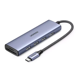 هاب  استوک 6 پورت USB-C یوگرین مدل Ugreen CM511-20956A